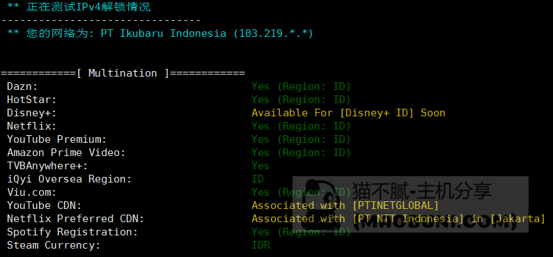 node id 印尼服务器 测试记录(上传速度限制)